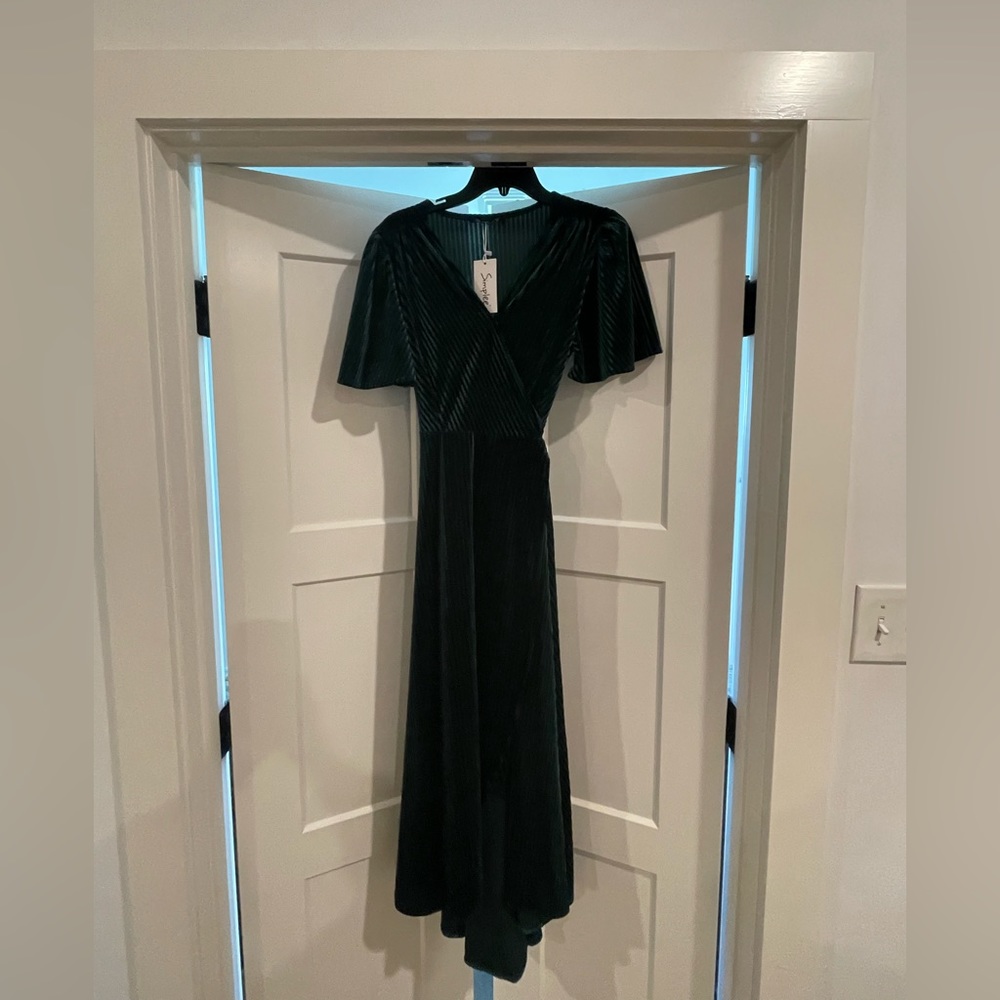 Green Wrap Dress